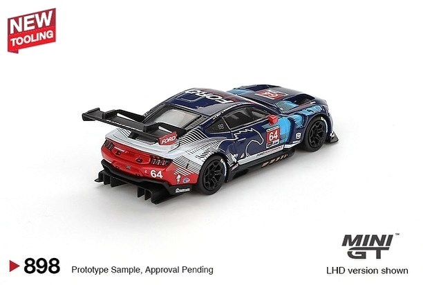 Ford Mustang GT3 #64 Ford Multimatic Motorsports 24h IMSA Daytona 2024 1:64 Mini GT