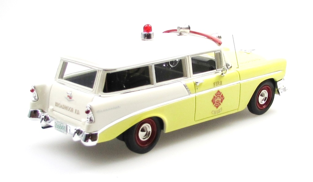 Chevrolet 210 Handyman Fire Engine 1956 yellow/white/red 1:43 Esval Models