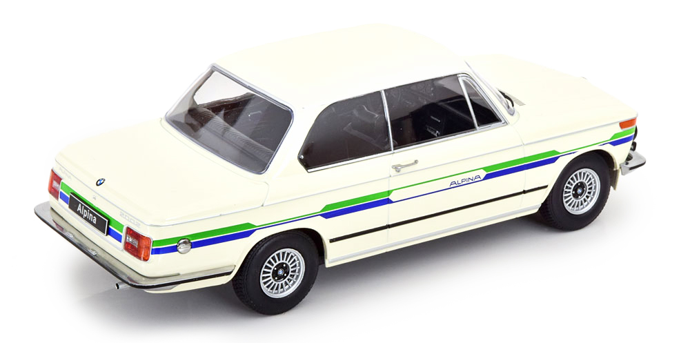 BMW 2002 Alpina 1974 white 1:18 KK Scale