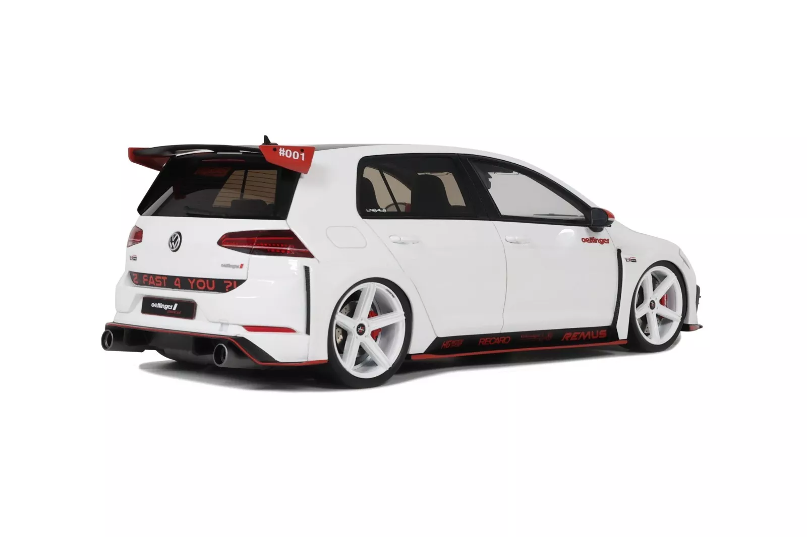 Volkswagen Golf VII GTI Oettinger 2019 Pure White 1:18 OttOmobile