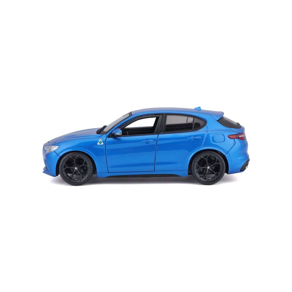 Alfa Romeo Stelvio 2017 blue 1:24 Bburago