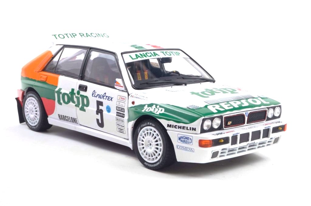 Lancia Delta HF Integrale #5 Aghini/Farnocchia Rallye Monte Carlo 1993 1:18 Solido