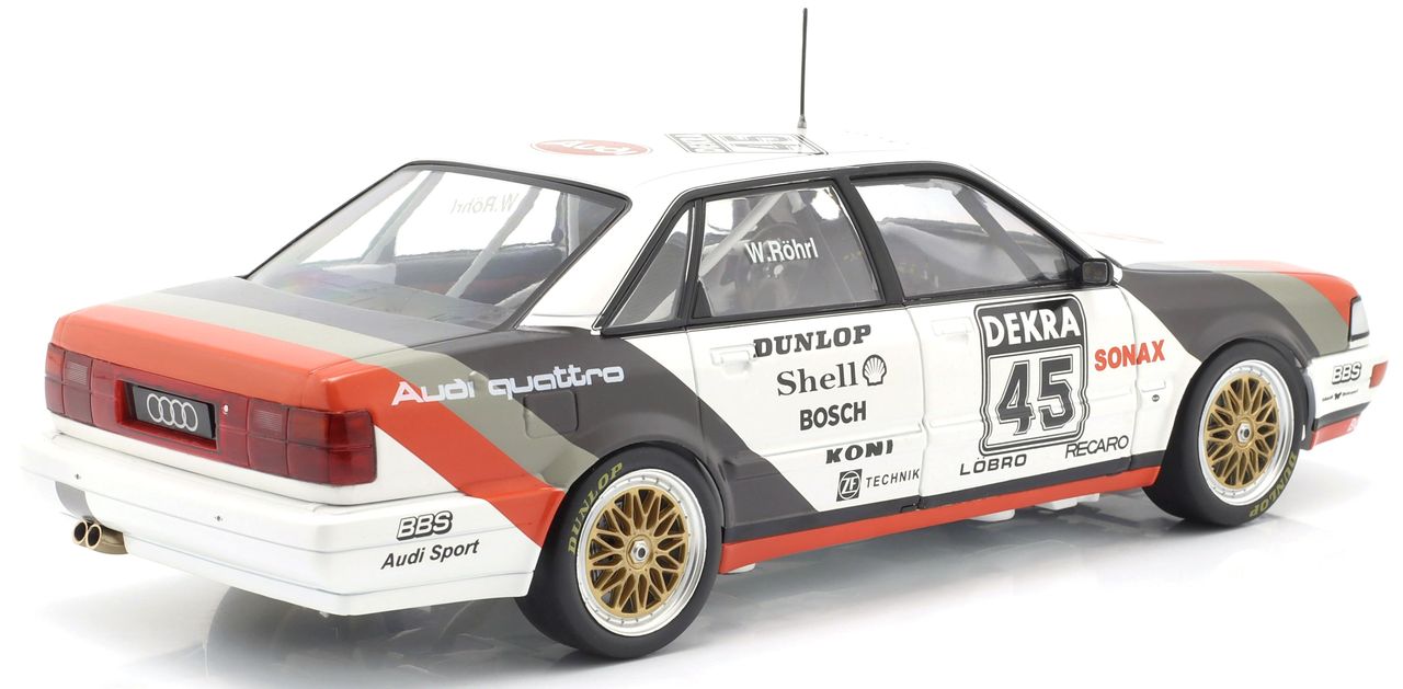 Audi Quattro V8 Team Schmidt Motorsport Technik #45 W.Rohrl DTM 1990 1:18 Werk83