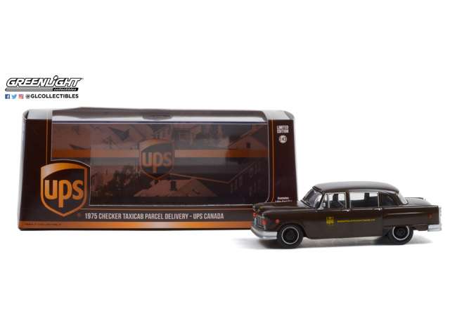Checker Taxicab Parcel Delivery (UPS) Canada 1975 1:43 Greenlight