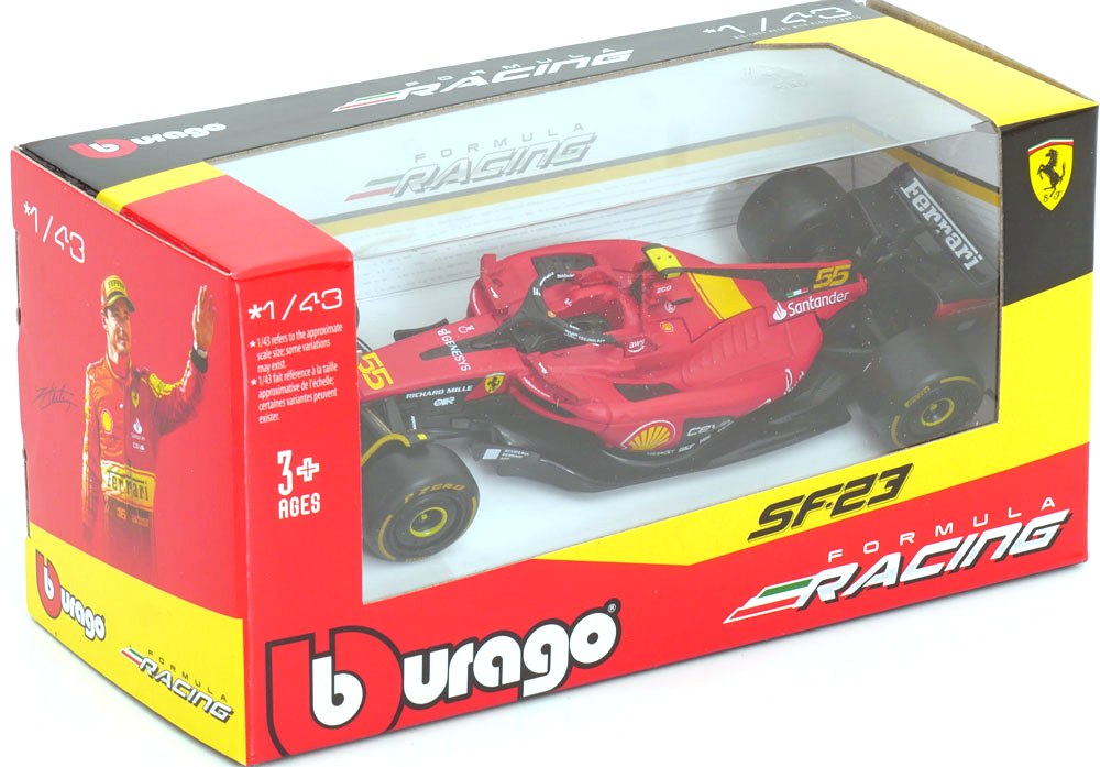 Ferrari SF-23 #55 C. Sainz GP Monza 2023 1:43 Bburago