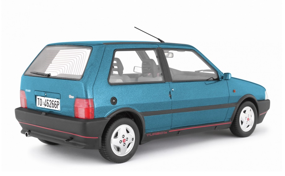 Fiat Uno Turbo i.e. 1.4 1990 blue metallic 1:18 Laudoracing Model