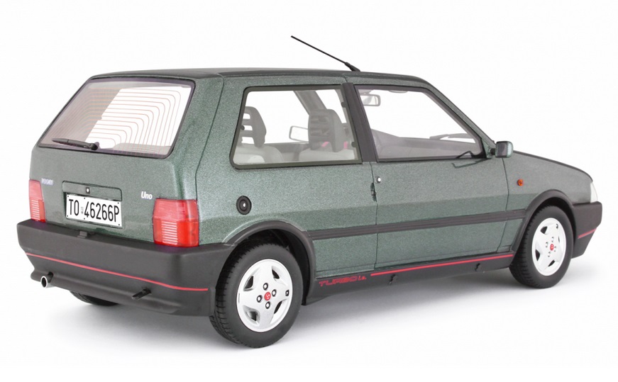 Fiat Uno Turbo i.e. 1.4 1990 green metallic 1:18 Laudoracing Model