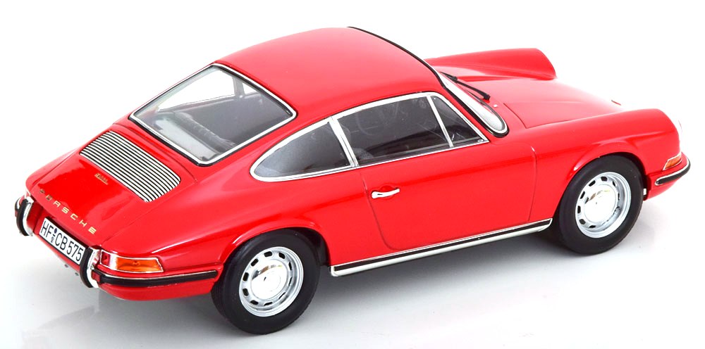 Porsche 911 L 1968 polo red 1:18 Norev
