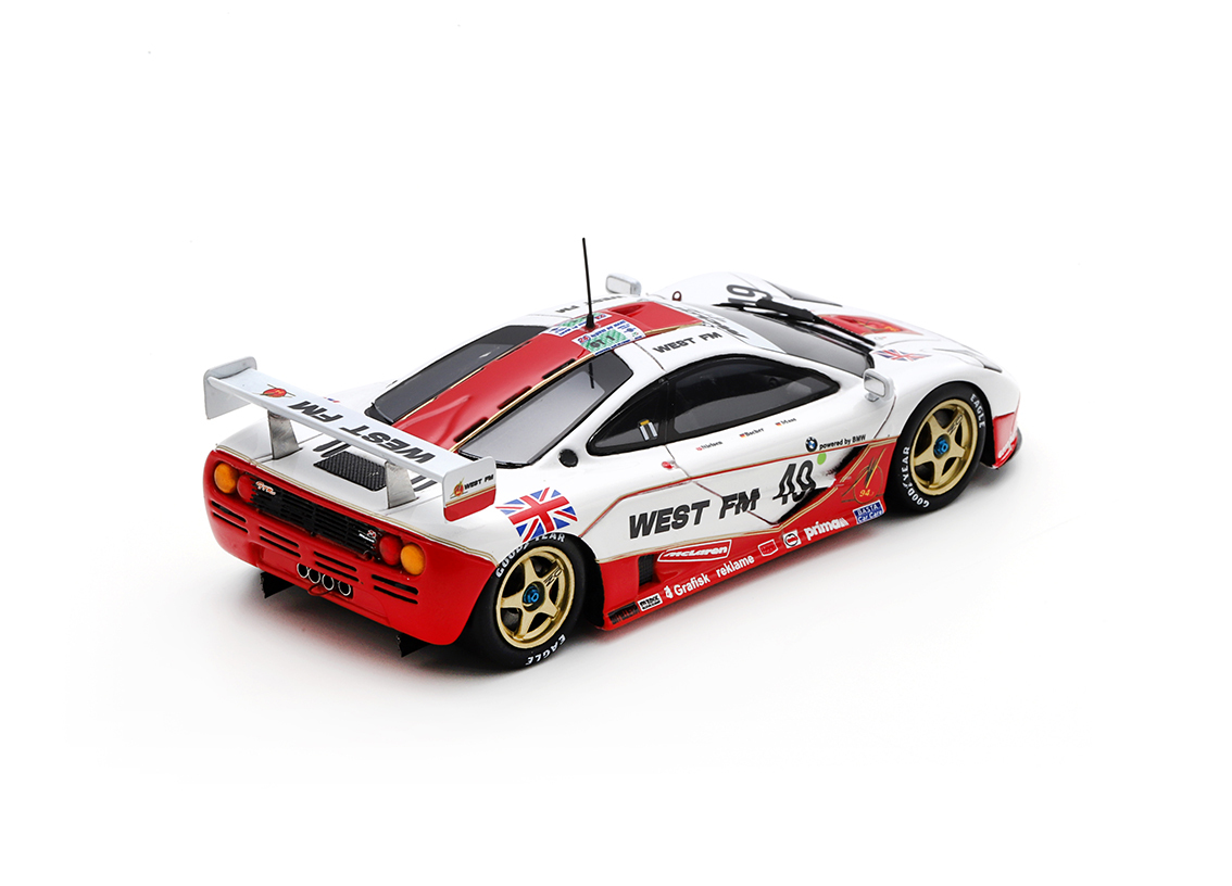 McLaren F1 GTR #49 Nielsen/Mass/Bscher 24H Le Mans 1995 1:43 Spark