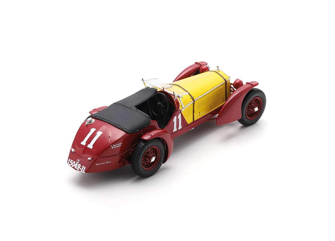 Alfa Romeo 8C #11 Sommer/Nuvolari Winner 24H Le Mans 1933 1:18 Spark