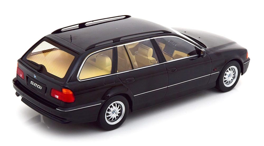 BMW 5-Series 520i E39 Touring SW Station Wagon 1997 black metallic 1:18 KK Scale