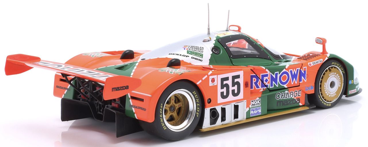 Mazda 787B #55 Weidler/Herbert/Gachot Winner 24H Le Mans 1991 with Collector Box 1:18 Werk83