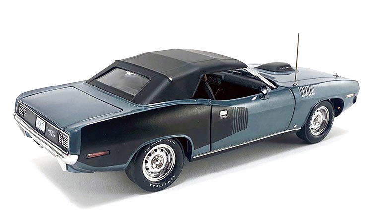 Plymouth Hemi Cuda Convertible 1971 Wenchester grey 1:18 Acme Diecast
