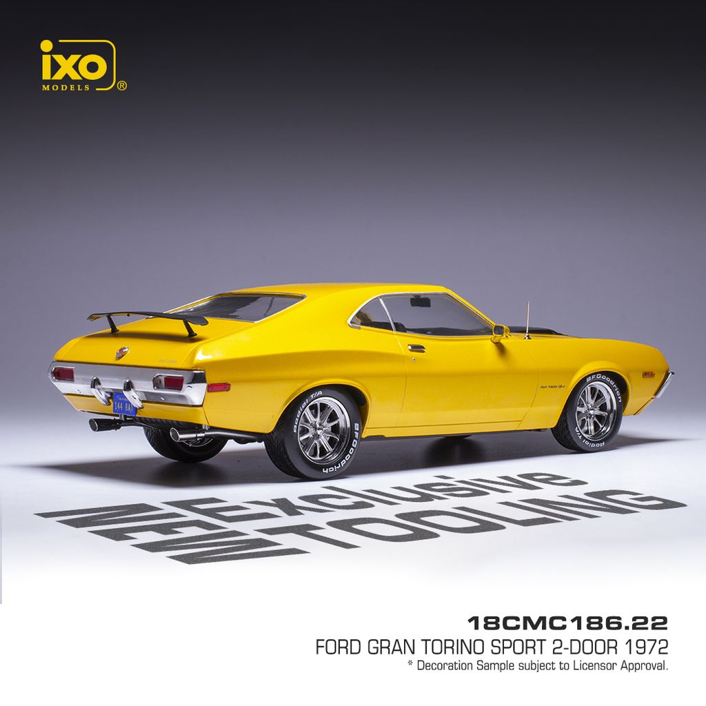 Ford Gran Torino Sport 1972 yellow 1:18 Ixo Models