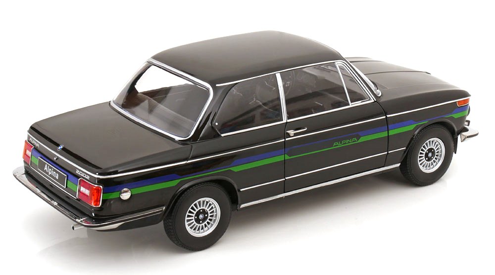 BMW 2002 Alpina 2-Series 1974 black 1:12 KK Scale