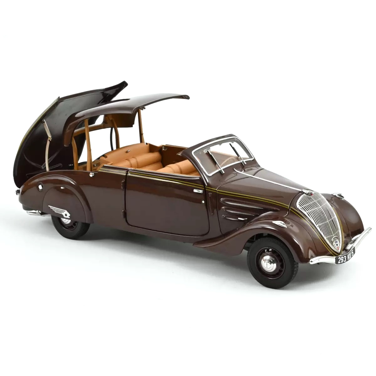 Peugeot 402 Eclipse 1937 chocolate 1:18 Norev