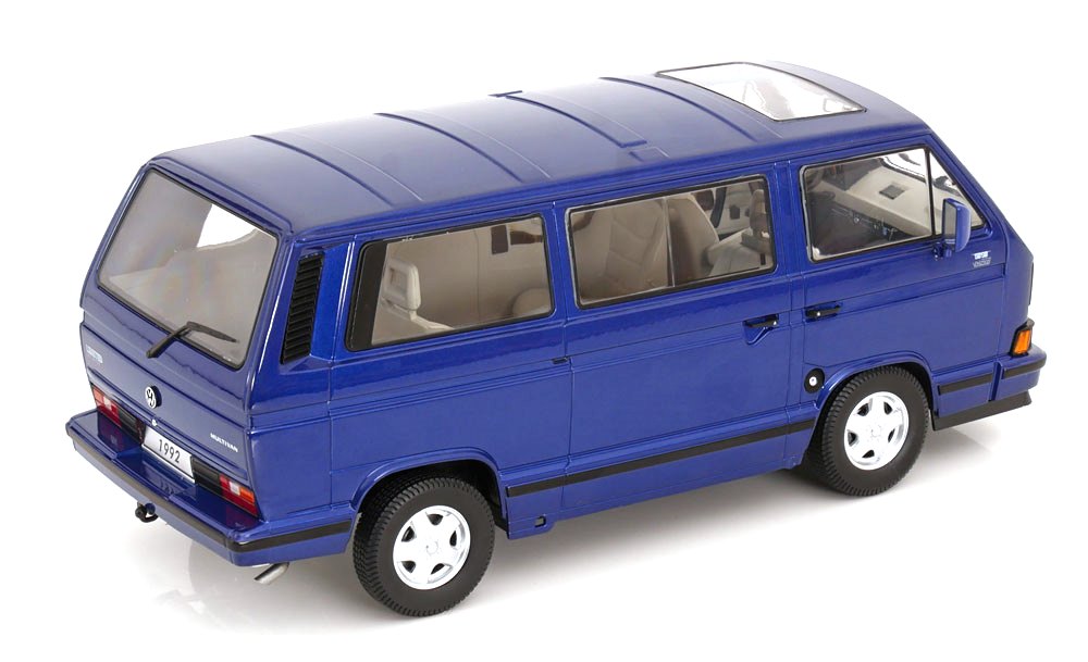 Volkswagen T3 Multivan 1992 blue 1:18 KK Scale