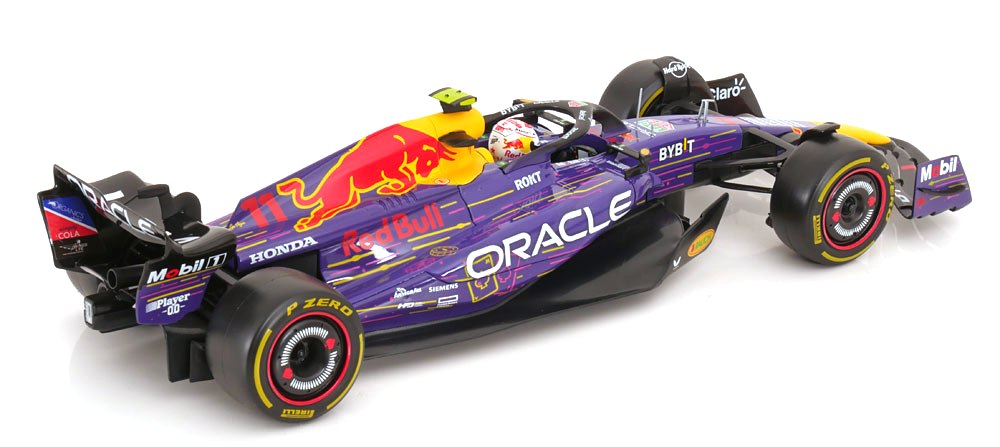 Red Bull F1 RB19 Oracle #11 S.Perez 3rd Las Vegas USA GP 2023 1:18 Bburago