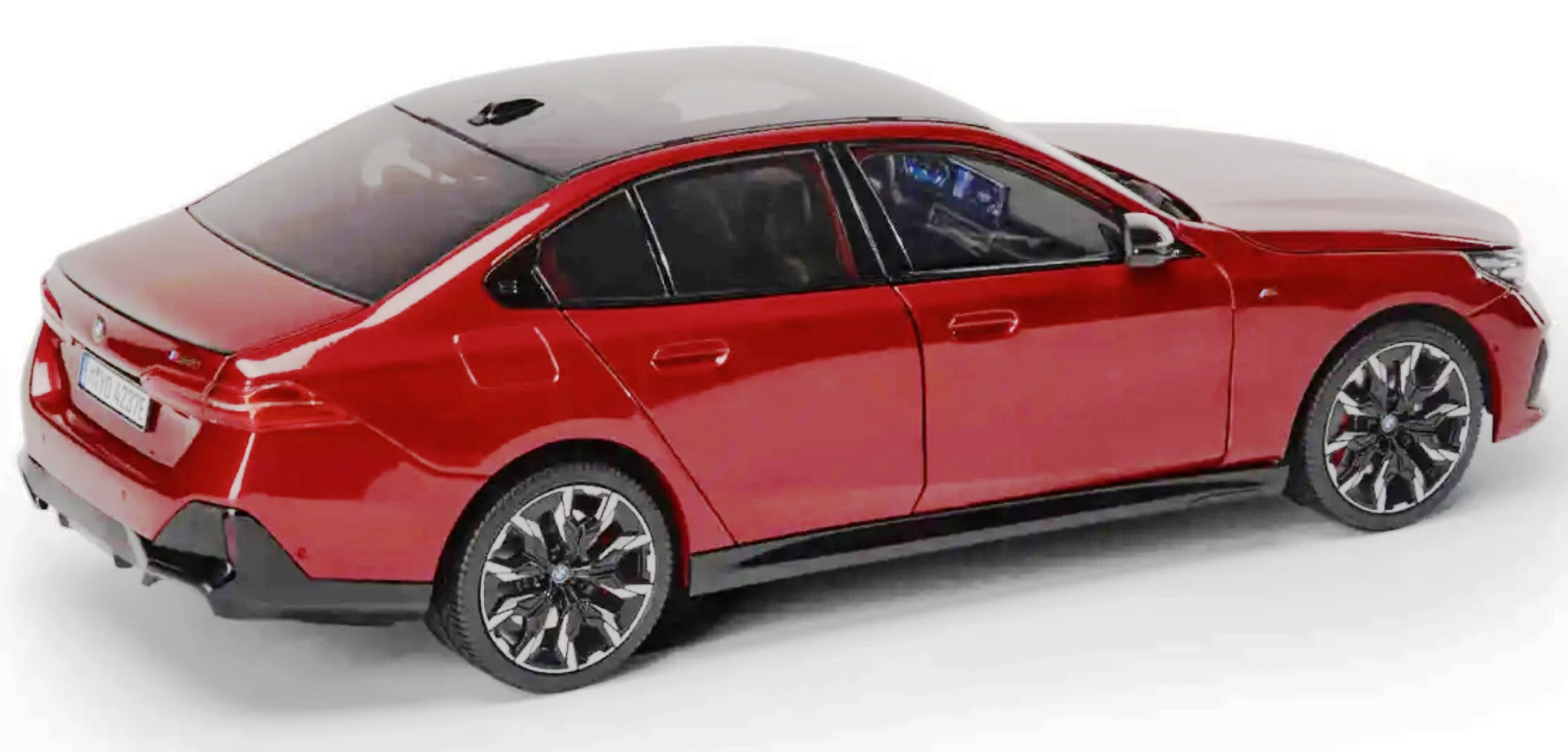 BMW i5 G60 fire red metallic 1:18 BMW Collection