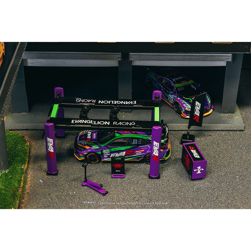 EVA Racing Garage tools set For Diecast Scale Model Car 1:64 Tarmac