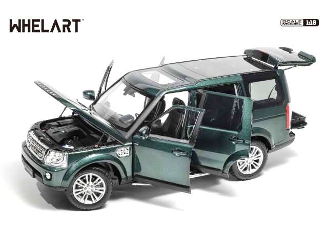 Land Rover Discovery 4 green 1:18 Whelart