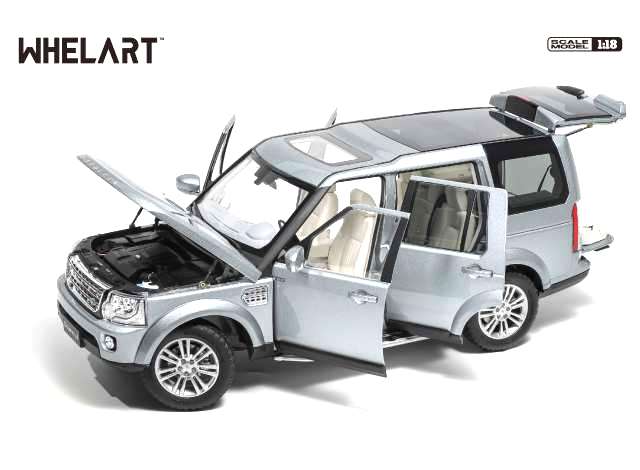 Land Rover Discovery 4 silver 1:18 Whelart