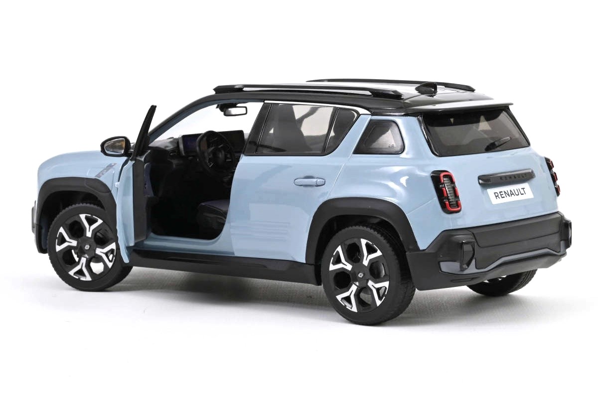 Renault 4 E-Tech 100% Electric 2025 cloud blue 1:18 Norev