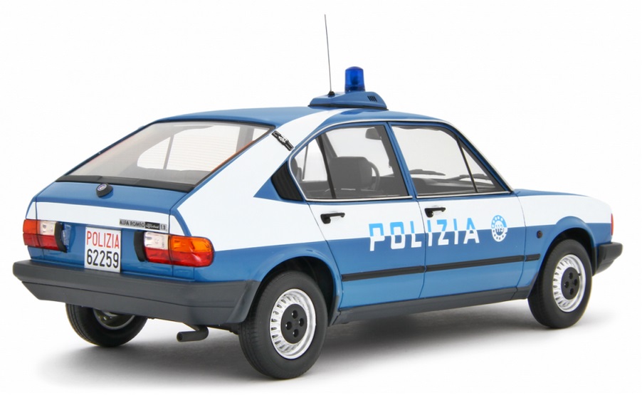 Alfa Romeo Alfasud 1.2 4 Porte 1980 Polizia 1:18 Laudoracing Model