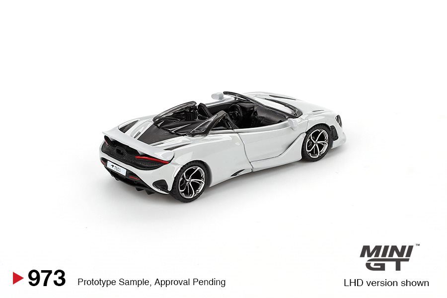 McLaren 750S Spider 2024 cirrus grey 1:64 Mini GT