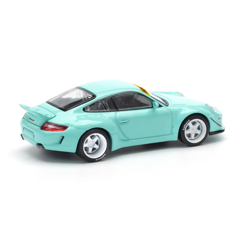 Porsche RWB 997 tiffany blue 1:64 Pop Race