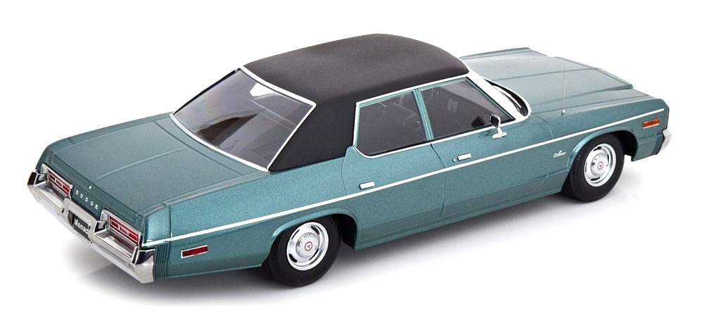 Dodge Monaco 1974 green/black metallic 1:18 KK Scale