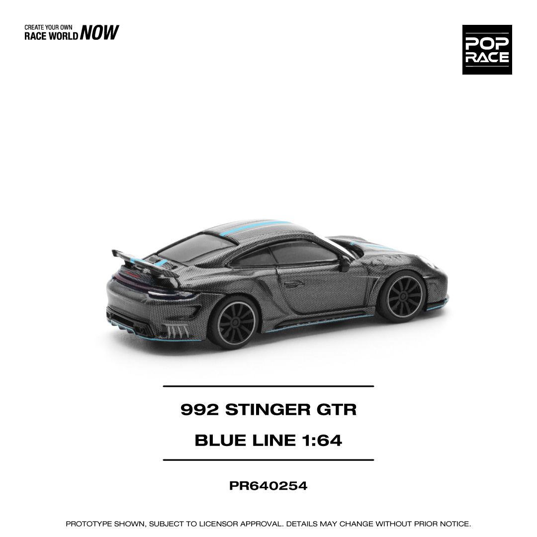 Porsche 992 Stinger GTR Carbon 1:64 Pop Race