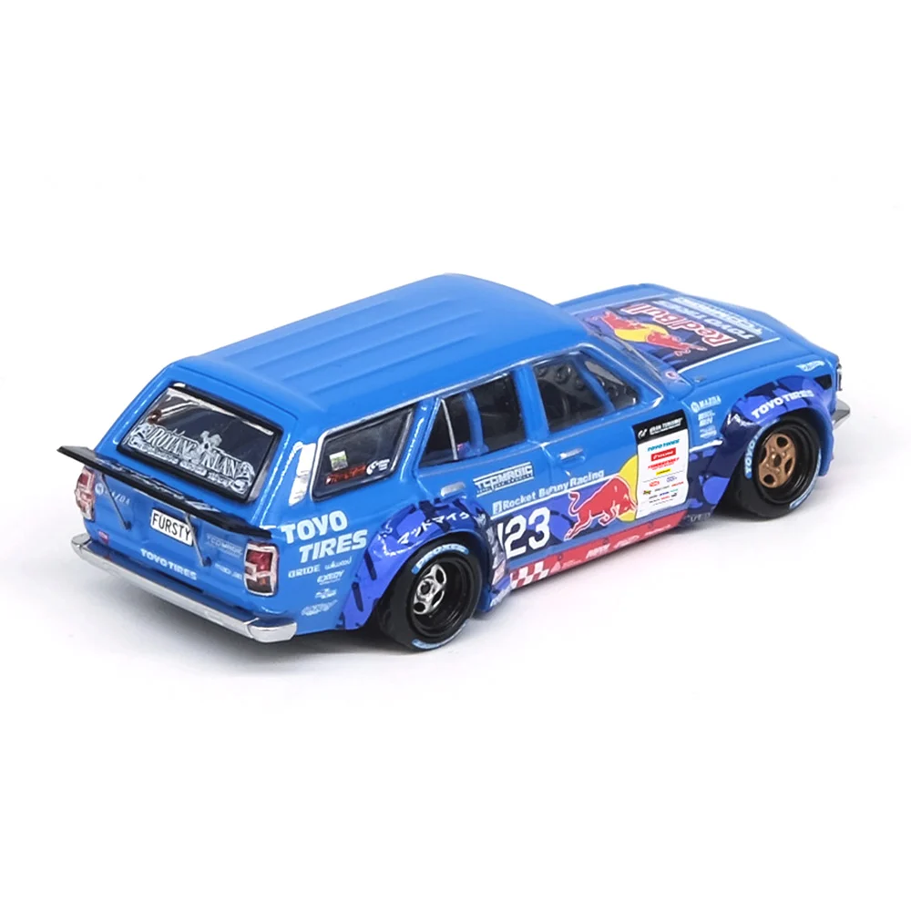 Mazda RX3 Mad Mike 1976 Station Wagon D1GP Series 2024 1:64 Inno Models