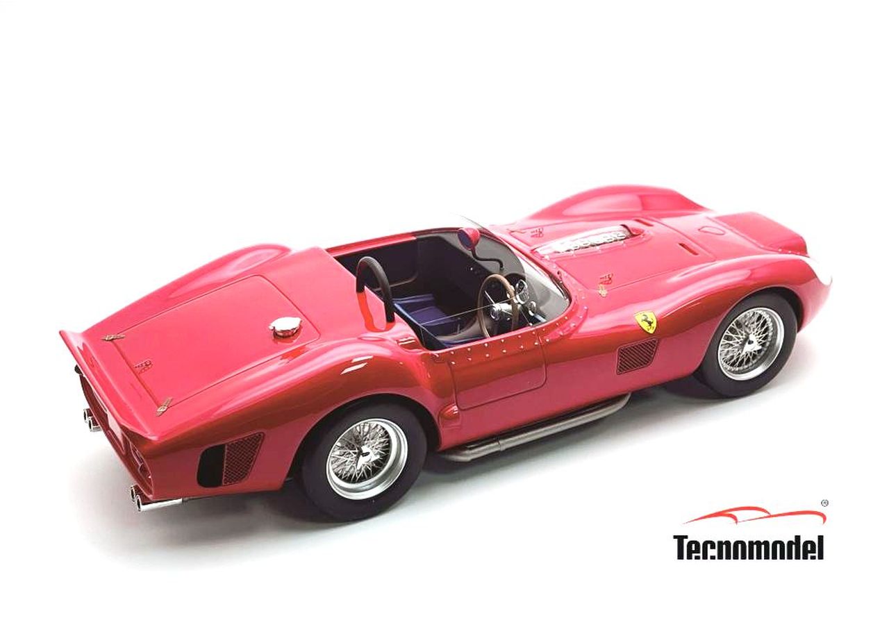 Ferrari 330 TRI/LM 4.0L V12 Rool-Bar lower windshield Press Version Ferrari Red 1:18 Tecnomodel