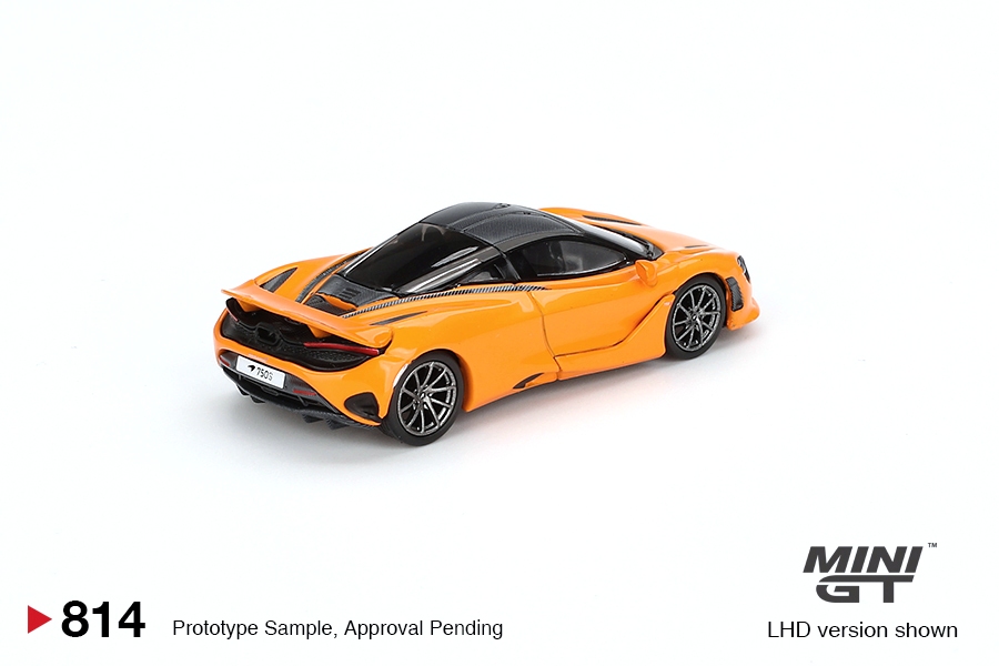 McLaren 750S McLaren 2024 orange 1:64 Mini GT