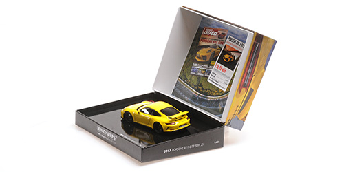 Porsche 911 GT3 Sport Auto 2017 yellow 1:43 Minichamps