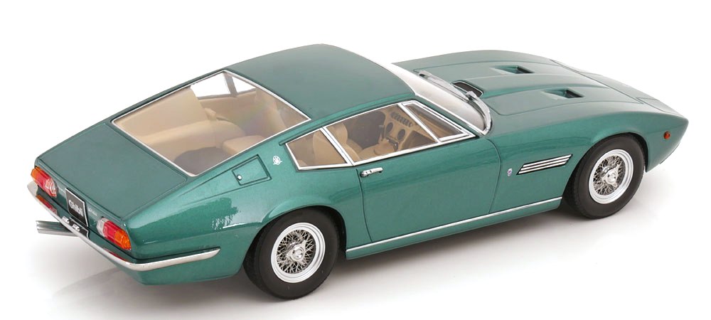 Maserati Ghibli Coupe 1969 green metallic 1:18 KK Scale