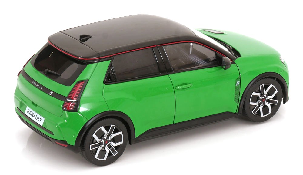 Renault 5 E-Tech 100% Electric 2024 pop green/black 1:18 Norev