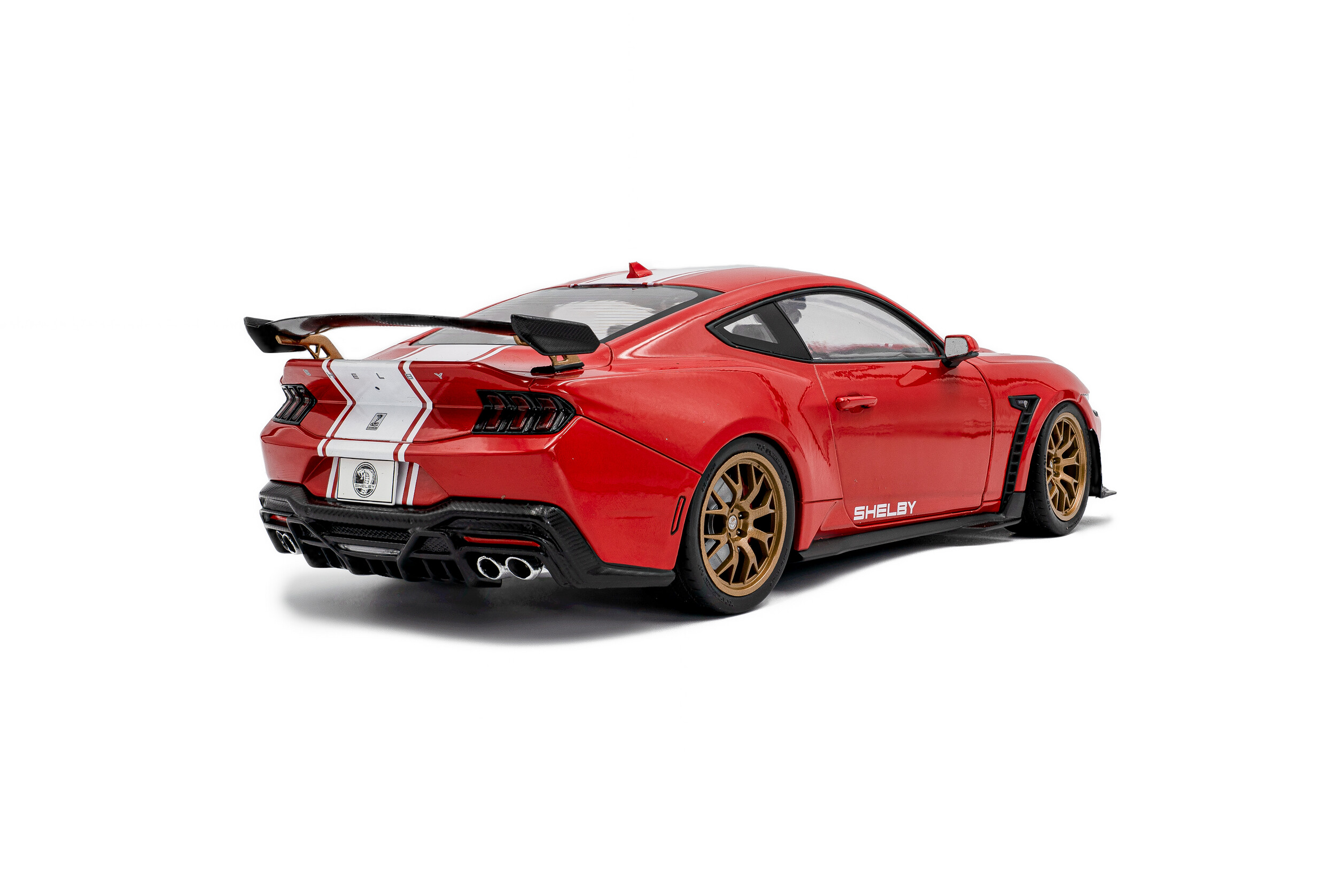 Shelby Mustang Super Snake 2025 race red 1:18 Solido