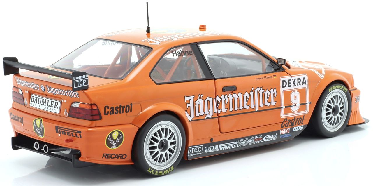 BMW M3 Coupe Jägermeister Team Linder #9 A.Hahne DTM 1993 1:18 Werk83