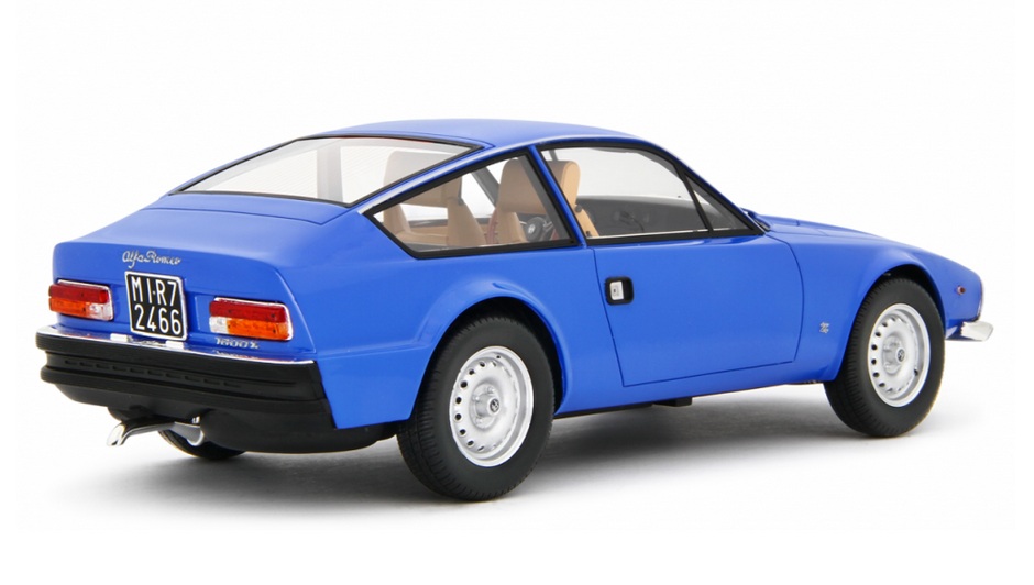 Alfa Romeo Giulia Coupé 1600 GT Junior Zagato 1972 blue 1:18 Laudoracing Model