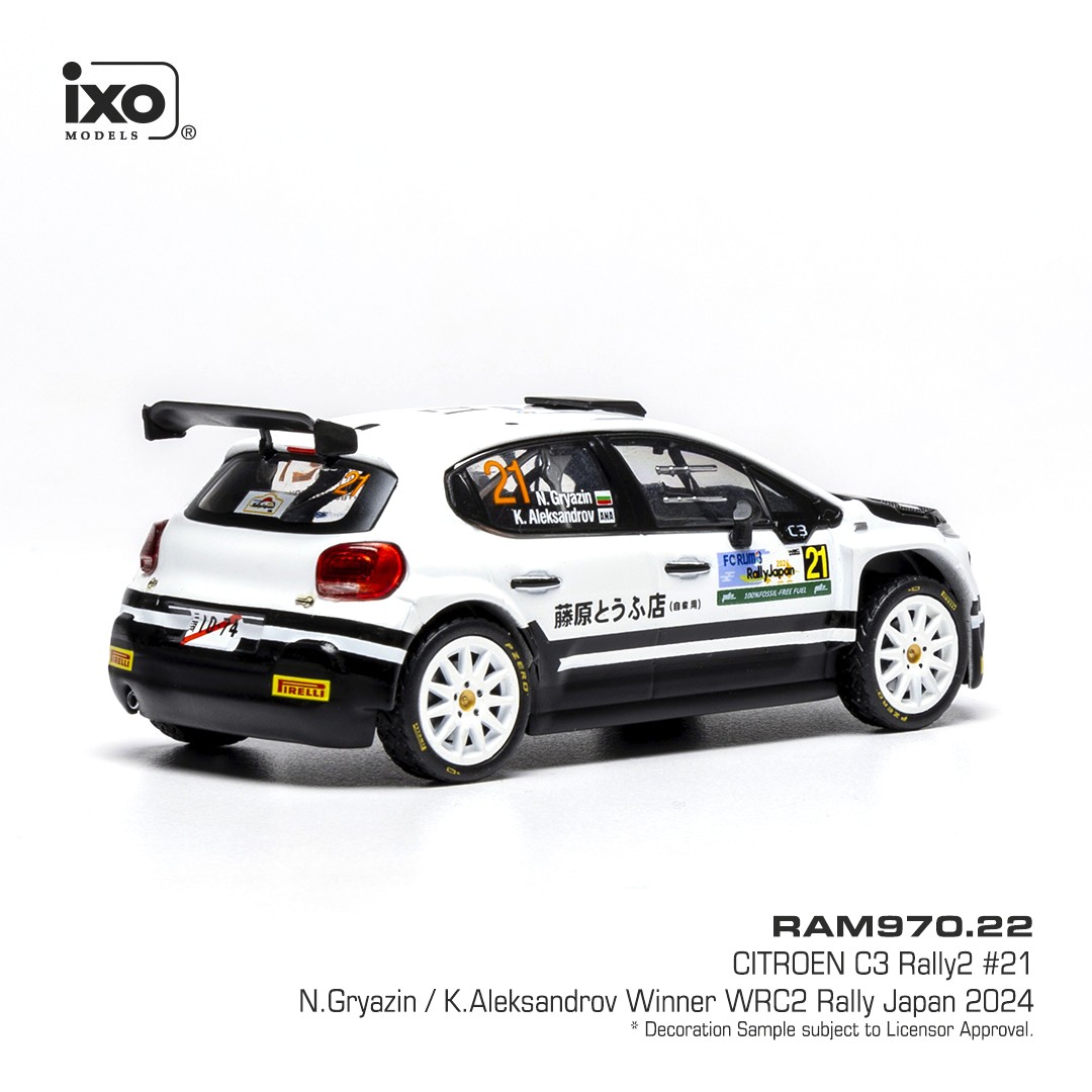 Modèle réduit Citroen C3 Rally 2, No.21, Wrc, Rallye Monte Carlo