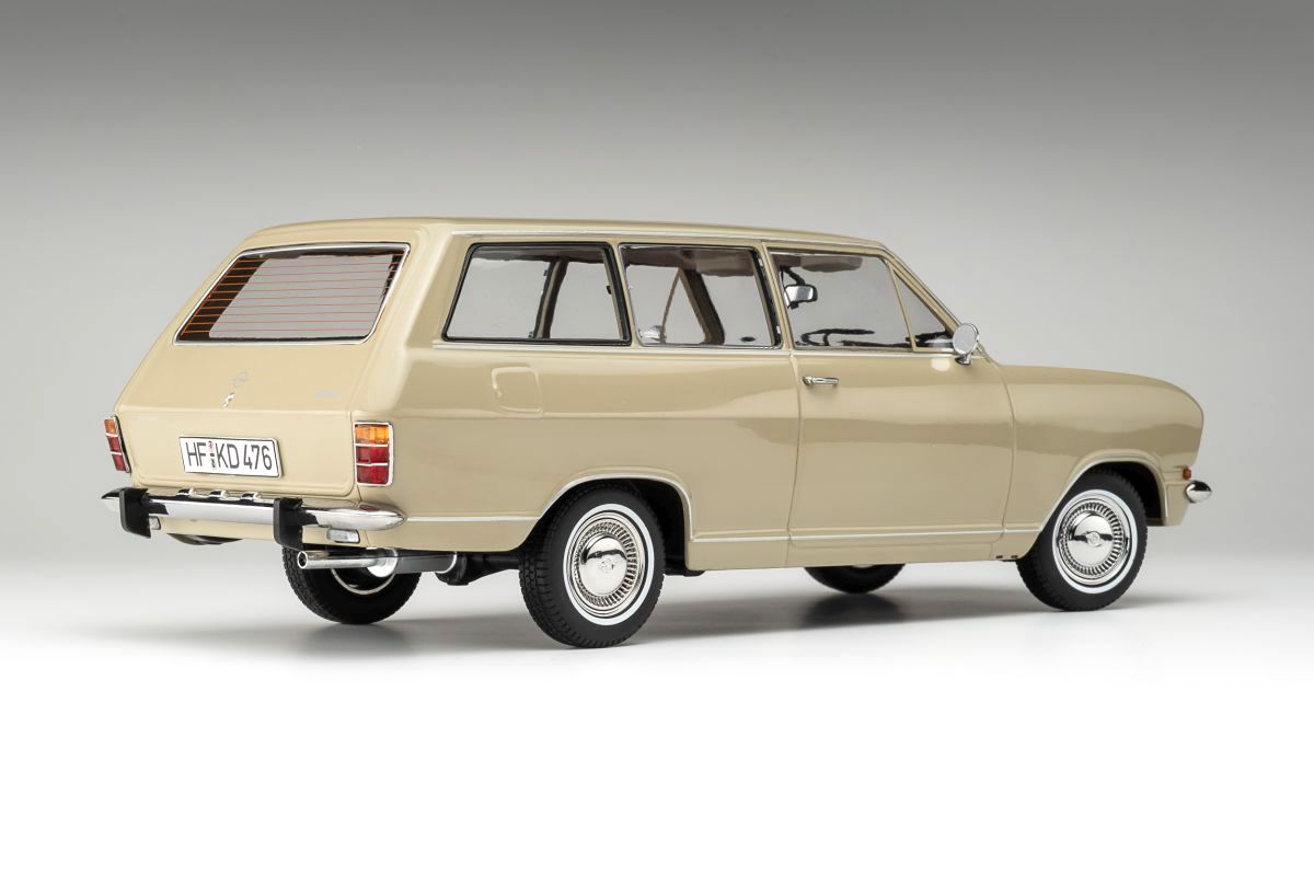Opel Kadett B Caravan 1972 sierra beige/red interior 1:18 Touring Modelcars