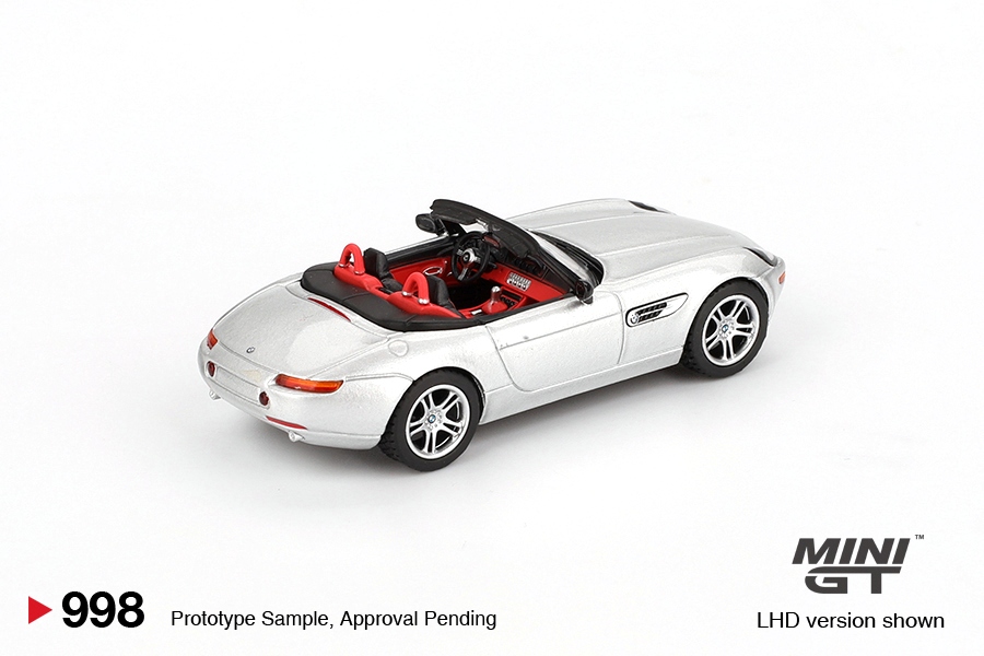 BMW Z8 silver 1:64 Mini GT