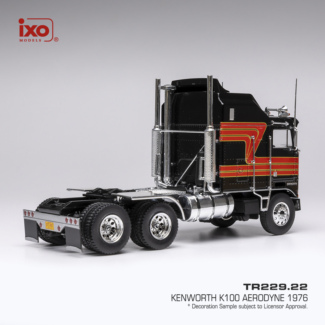 Kenworth K 100 Aerodyne 1976 black/red 1:43 Ixo Models