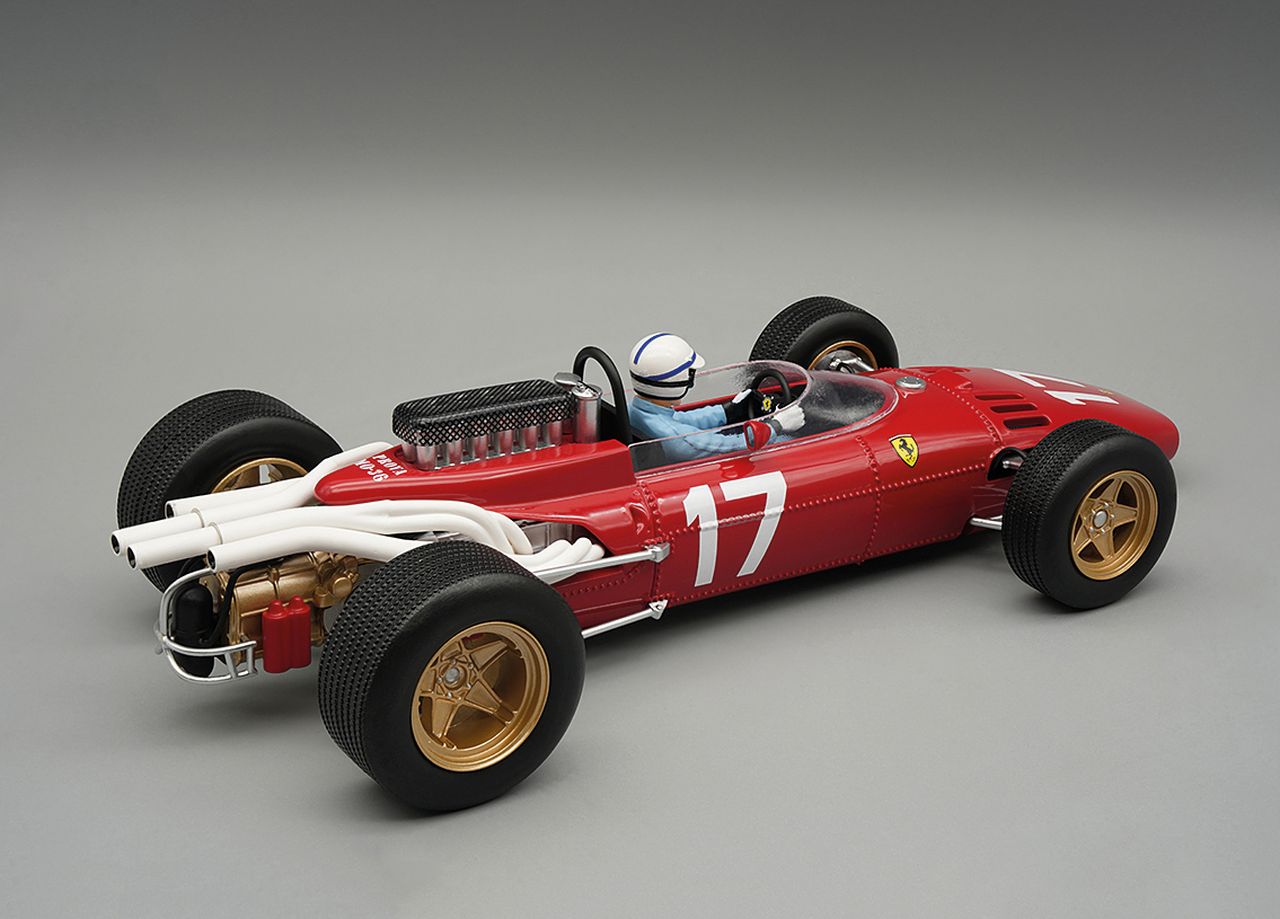 Ferrari F1 312 #17 J.Surtees Monaco GP 1966 with Pilot Figure 1:18 Tecnomodel