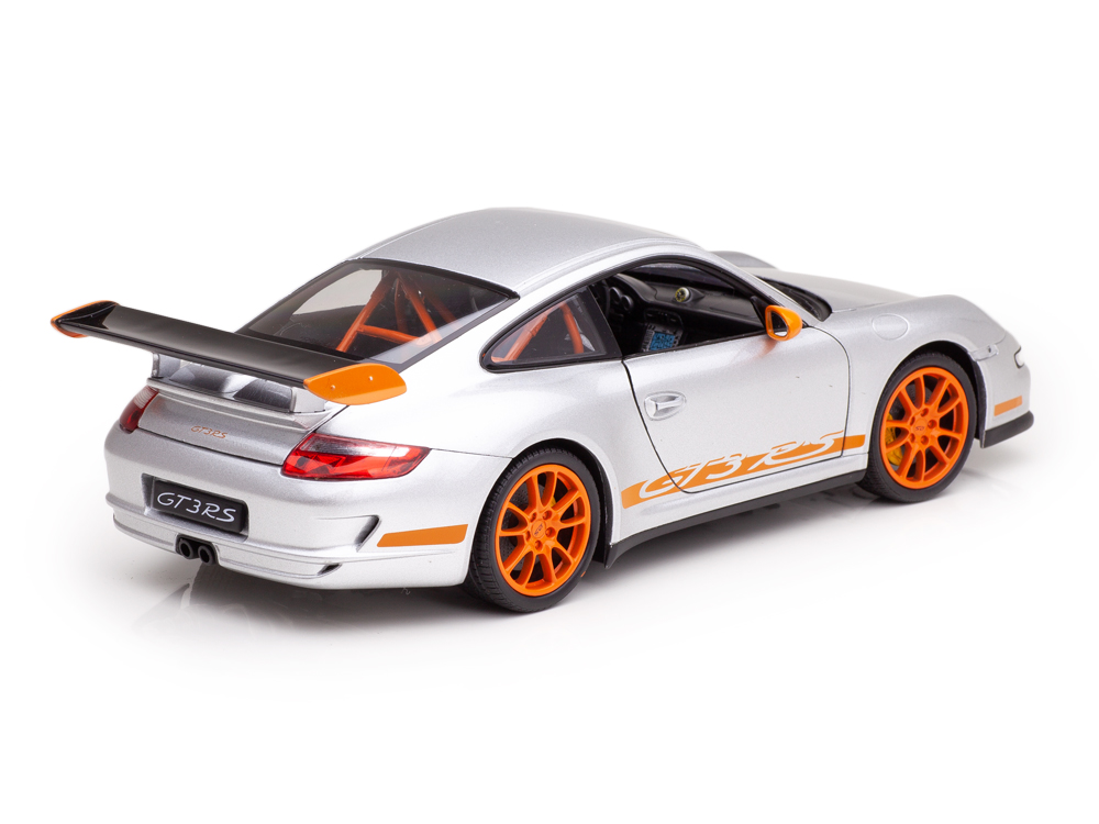 Porsche 911 (997) GT3 RS silver 1:18 Welly