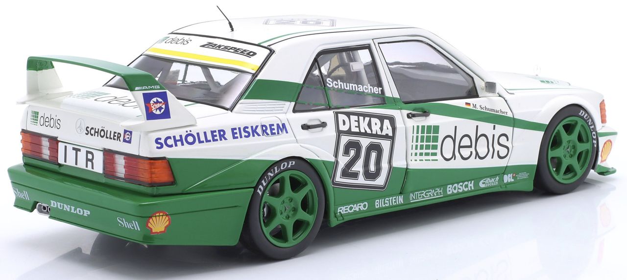 Mercedes-Benz 190E 2.5-16 Evo II #20 M.Schumacher DTM Race Norisring 1991 1:18 Werk83