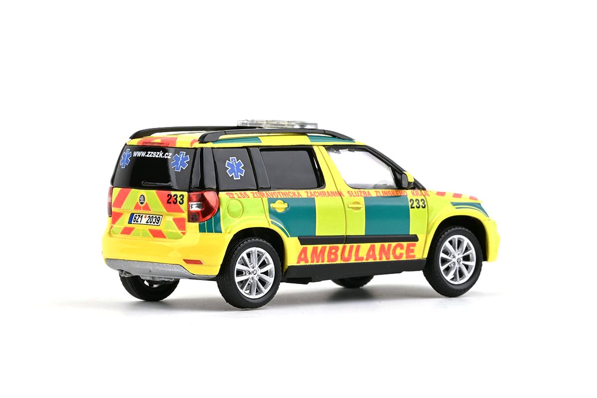 Škoda Yeti FL 2013 ZZS Zlínského Kraje 233 1:43 Abrex