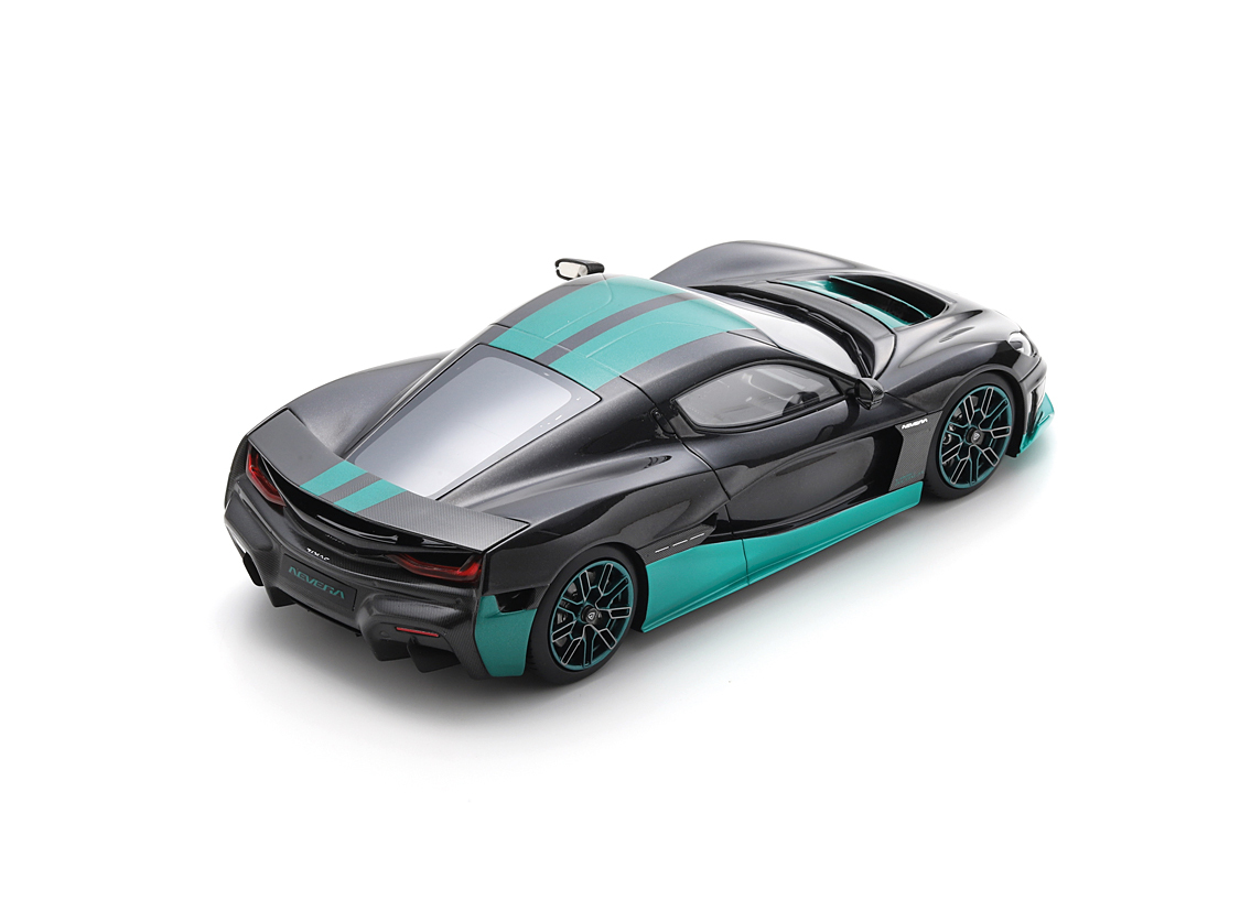 Rimac Nevera time Attack 2023 black/green 1:18 Schuco